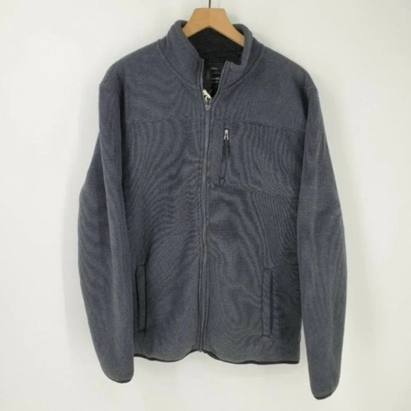 Weatherproof Faux Shearling Lined Funnel Neck Jacket In Ombre Blue Size M NWT - Picture 2 of 9